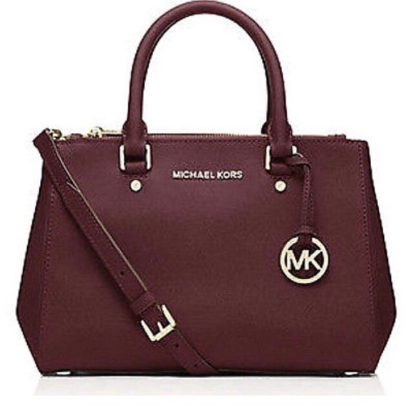 Michael Kors Handbags - Michael Kors large bag Merlot color